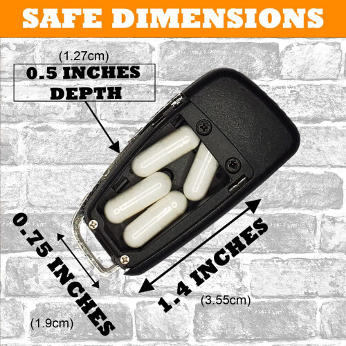 Elegant Waterproof Plastic Hiddens Storage Box for Keys Discreet 2