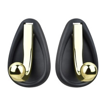 Elegant Decorative Single Hook Zinc Alloy Rusts-black gold