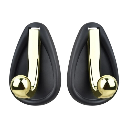 Elegant Decorative Single Hook Zinc Alloy Rusts-black gold