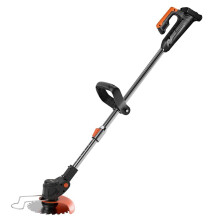 2 in 1 Cordless Electric Lawn Mower and Trimmer, 1800W Speed Motor, Adjustable Shaft for Small Gardens