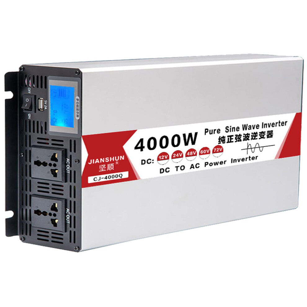 3000W‑8000W Pure Sine Wave Inverter 12V 24V 48V To 110V 220V Off Grid Solar Power Inverter For Home Rv Truck 9330225575436