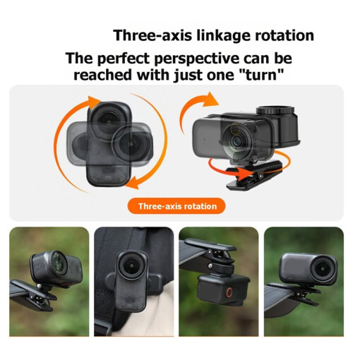 For  OSMO  Magnetic Clip Multi-Functional Bracket and Mounting Base for Action Camera 2