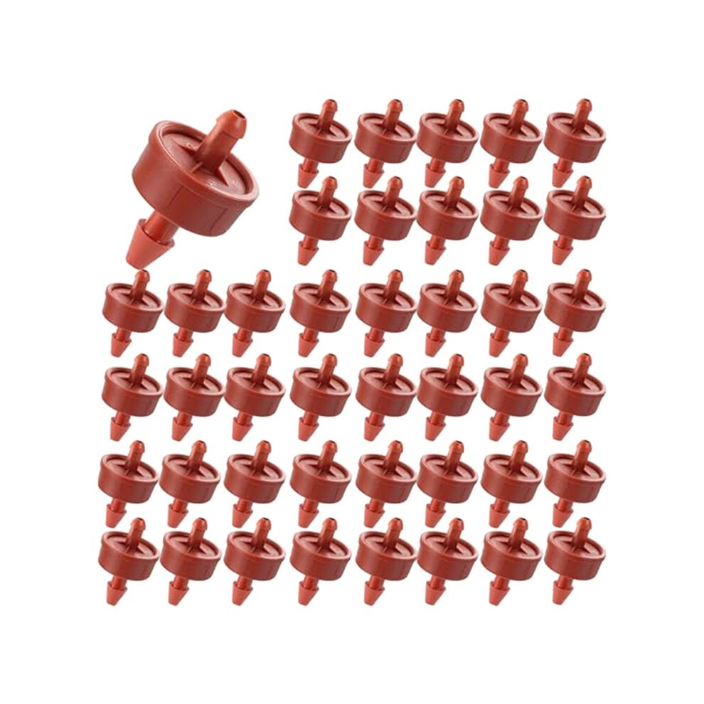 100Pcs 2Gph Pressure Compensating Drip Irrigation Spot Watering Drippers/Emitters, For Drip Irrigation System 4711769348987
