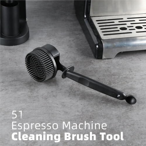 51mmEspresso Machine Cleaning Brush Tool Silicone Cleaning Bristle Tools 1