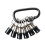 Key Chain Quick-Change Extension Rod 1/4 Hexagon Handle Changeover Rod Screwdriver Quick-Release Sleeve Tool Set 1