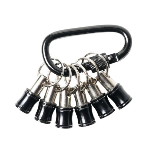 Key Chain Quick-Change Extension Rod 1/4 Hexagon Handle Changeover Rod Screwdriver Quick-Release Sleeve Tool Set