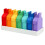 7PCS  Rainbow Diamond Painting Baby Trays with Decorative Storage Base 1