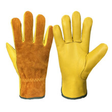 Arbeitsschutzhandschuhe Atmungsaktive, Rutschfeste und Verschleißfeste Baustellenschutzhandschuhe Schweißhandschuhe Aus Rindsleder