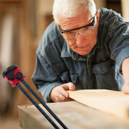 Contour Gauge Tool Accurate Scribe Tool Scribing Tool with Dual Scale Practical Carpenter Tools Alloy Scribe Tool 2