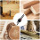 Contour Gauge Tool Accurate Scribe Tool Scribing Tool with Dual Scale Practical Carpenter Tools Alloy Scribe Tool 5