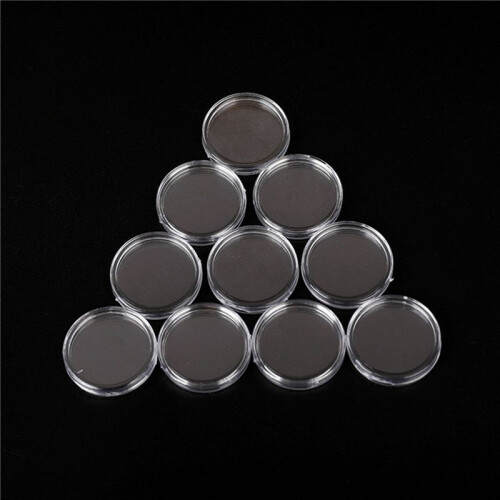 Transparent Coin Boxes 300Pcs 1Oz 40mm Capsules Cases Commemorative Coins