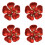 4 pièces fleur bouton couvre perles strass embelli boutons de-2 1