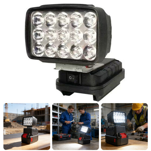 Energy Efficient LED Work Lamp With Stable Light-With USB 2