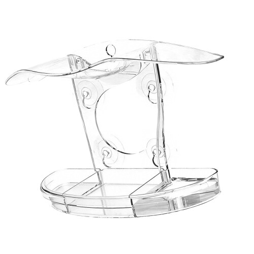 Die innovative Vogelfutterstation aus Acryl mit offenem Konzept