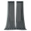 Linen Curtains 2 Panel Set Light Filtering Curtain-Dark Grey B 1