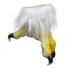 Detailed Bird Role Play Mask With Matching Gloves-white paws