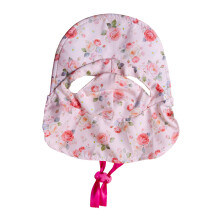 Floral Printed Dog Hat Sun Protective Hat Fashion-Pink L