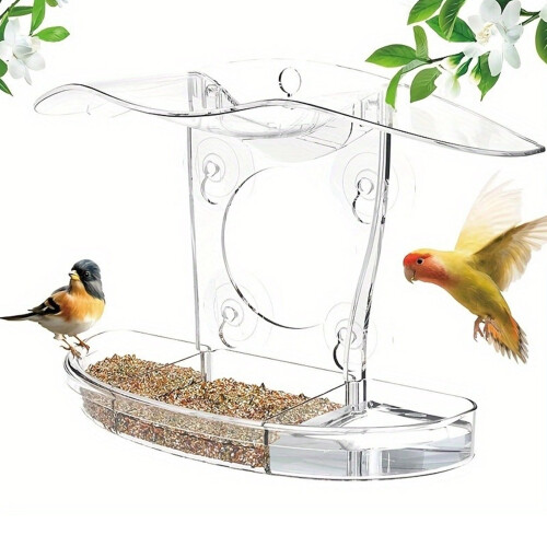 Die innovative Vogelfutterstation aus Acryl mit offenem Konzept 1