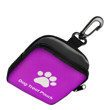 Waterproof Pet Snacks Bag Treats Pouch Treat Storage Bag-Purple