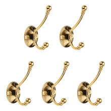 Pack Of 5 High Quality Zinc Hooks Multifunction Use for-Gold