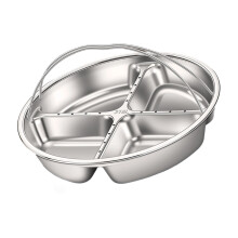Multi Section Steam Tray 316L Stainless Steel Divided Plate-4