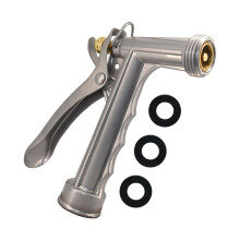 Premium Metal 5 Inch Water Spray Nozzle With Ergonomic Grip-A