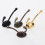 5 Piece Modern Single Hook Set Strong Zinc Alloy-Black 5