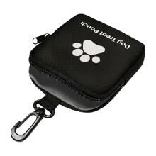 Multiuse Dog Treat Pocket Stable Oxford Fabric Travel Bag-Black