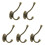 Set Of 5 Upgrades Zinc Hooks Rustproof Designs Hook-Bronze 1