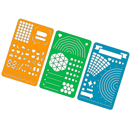 Lightweight Plastic Measuring Tool Set Ideal For Notebooks And