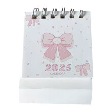 Pretty In Pink 2026 Miniatuur Wandkalender Elegant cadeau-Punten