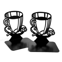 Elegant Books Stand Hollow Books Display Stand Bookends for