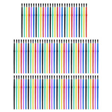 100Pieces Childrens Creative Art Brushes Set-10.5cm mixed color