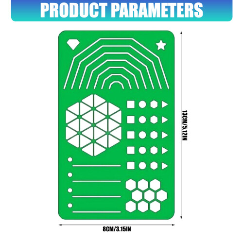 Lightweight Plastic Measuring Tool Set Ideal For Notebooks And 2