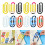 Set van 12 levendige acryl paperclips, perfect als decoratieve 2