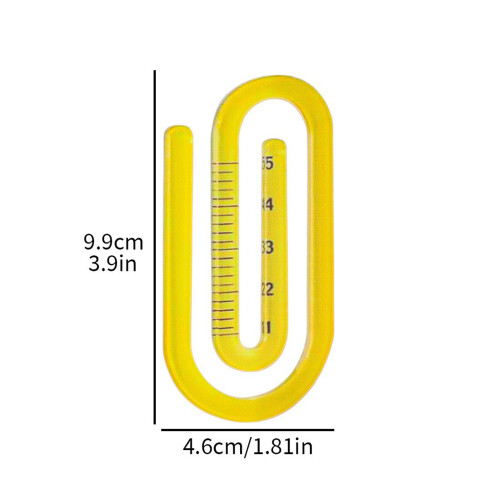 Set van 12 levendige acryl paperclips, perfect als decoratieve 2