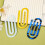 Set van 12 levendige acryl paperclips, perfect als decoratieve 4