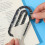 Set van 12 levendige acryl paperclips, perfect als decoratieve 6