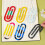 Set van 12 levendige acryl paperclips, perfect als decoratieve 7