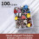 100 Pieces Heart Thumb Tacks Push Pins Excellent For Office-2 3
