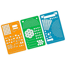 3 Pack Geometric Shape Templates For Architects Designers And