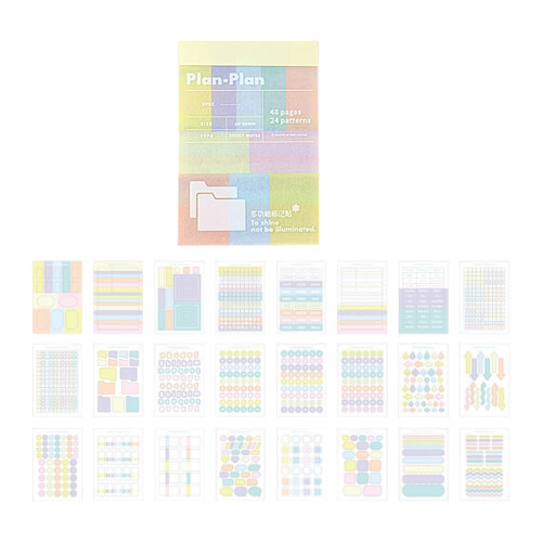Classroom Indexing Paper Multifunctional Label Sticker-Yellow