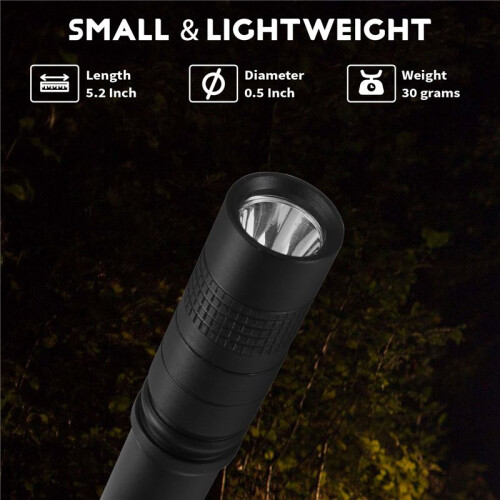 1PC LED  Flashlight - High Lumen, Zoomable, Water Resistant Light - Pocket-Size Small LED Flashlight 2
