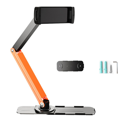 Quick Install Adjustable Phone Tablet Stand Multi Angle-Orange