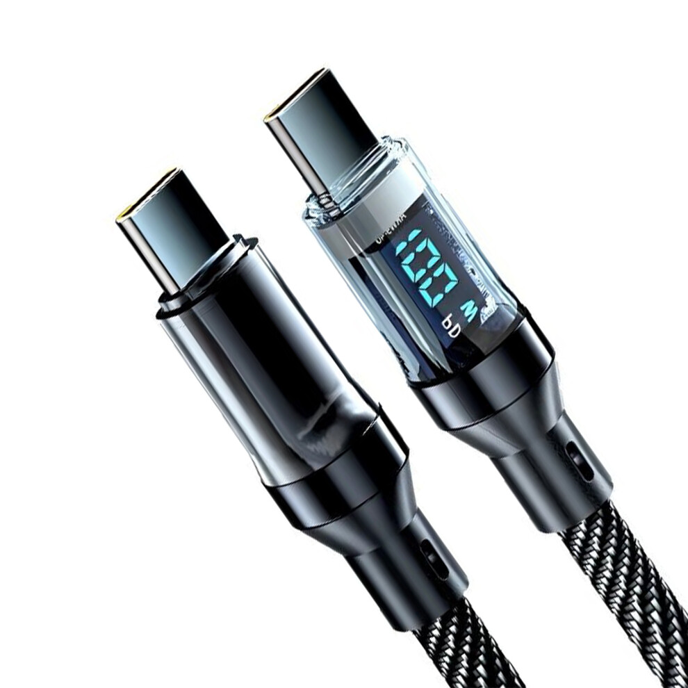 Usb To Type C Digital Display Fast 120W/100W Charging-1M C To C 7704001075168