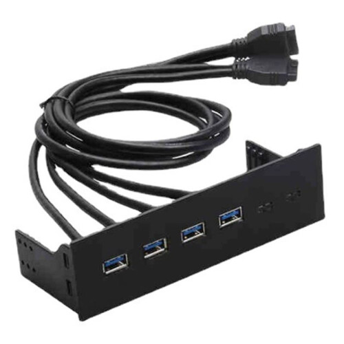 Front Panel Hub Multifunction USB Hubs Computer Expansion Board Optical Drive Front Panel for PC Computer Plug and 1