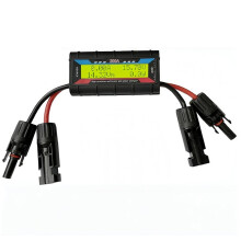 RC Power Analyzer for Solar Panels Wind Turbines System 200A Aircraft Power Meter Tester with Photovoltaic Connector