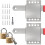 Pair High Security Garage Door Locking Systems with Tamper Proof 1