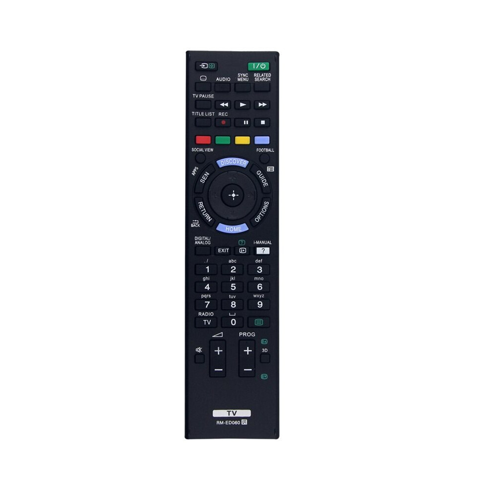 Replace Rm-Ed060 Remote Control For Tv Remote Control Kdl-42W815b, Kdl-42W817b, Kdl-42W828b 4714239087669