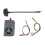 4.9-6.0GHz 10W VTX 80CH FPV Video Transmitter Wireless Long-Range Transmitter OSD Parameter Adjustment for FPV Drone 1